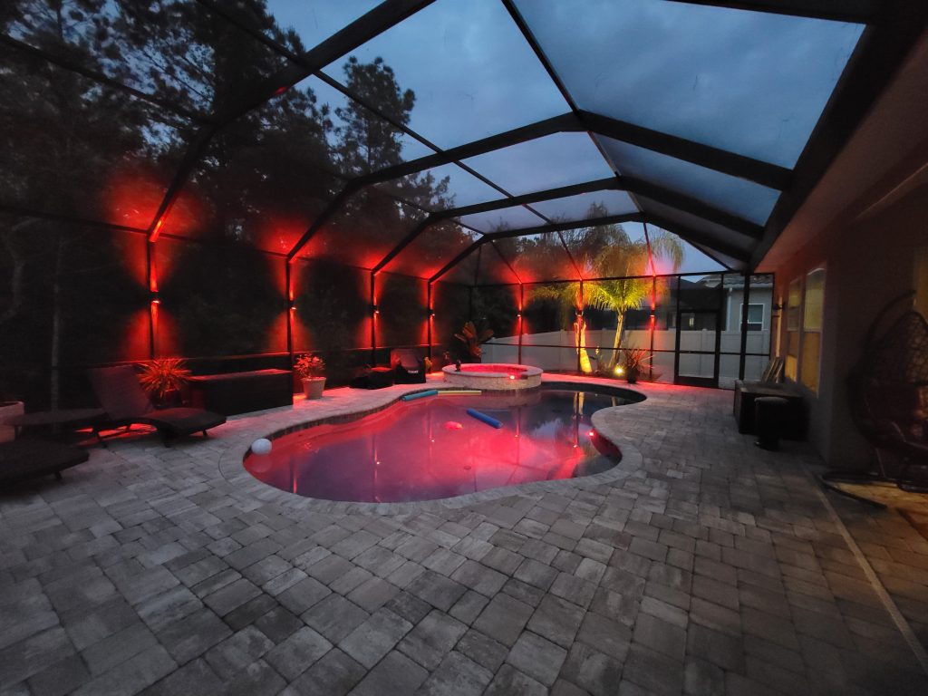 RGBCW Color Up-Down Pool Sconce Lighting with LateralPros