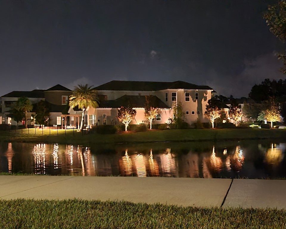 Side of House Across Pond